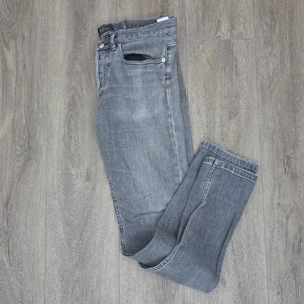 APC Women Skinny Gray Denim Jeans Size 31